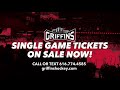Single Game Tickets on Sale Now!