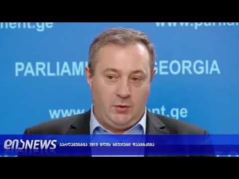 პარლამენტმა 2019 წლის ბიუჯეტი დაამტკიცა 13.12.2018