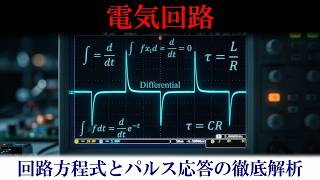 【電気工学/電気回路】057：微分・積分回路（LR・CRで学ぶ微分回路と積分回路｜回路方程式とパルス応答を実機で確認）