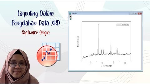 Layouting Difraktogram | XRD | Software Origin (Part 4)