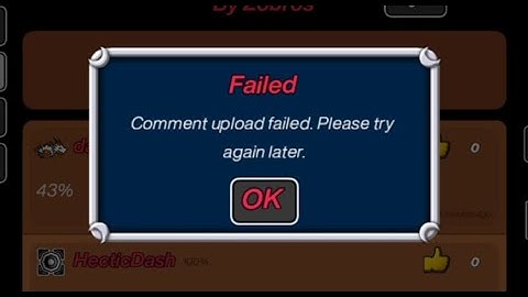 I got banned from Geometry Dash comment section