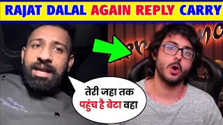 😲Rajat dalal Again Reply To Carryminati। Carryminati roast Video । Rajat dalal reply to Carryminati