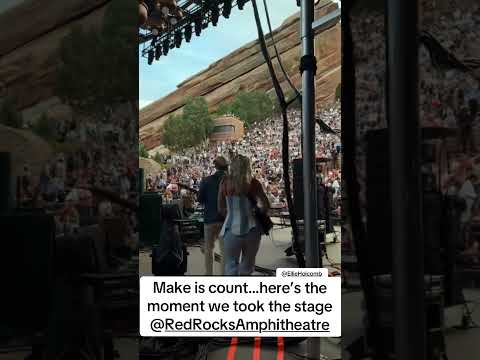 Here’s the moment we took the stage ​ Red Rocks #whatanight