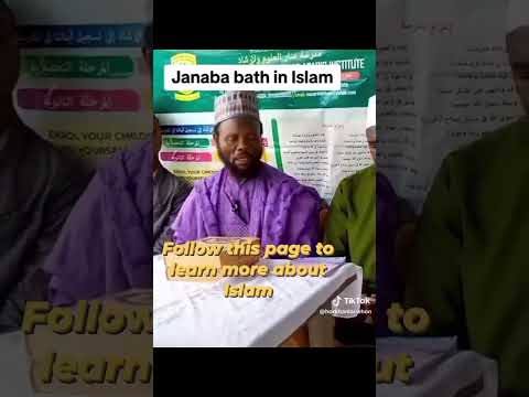 How To Bathe Janabah In Islam Subscribe For More Interesting Lectures 