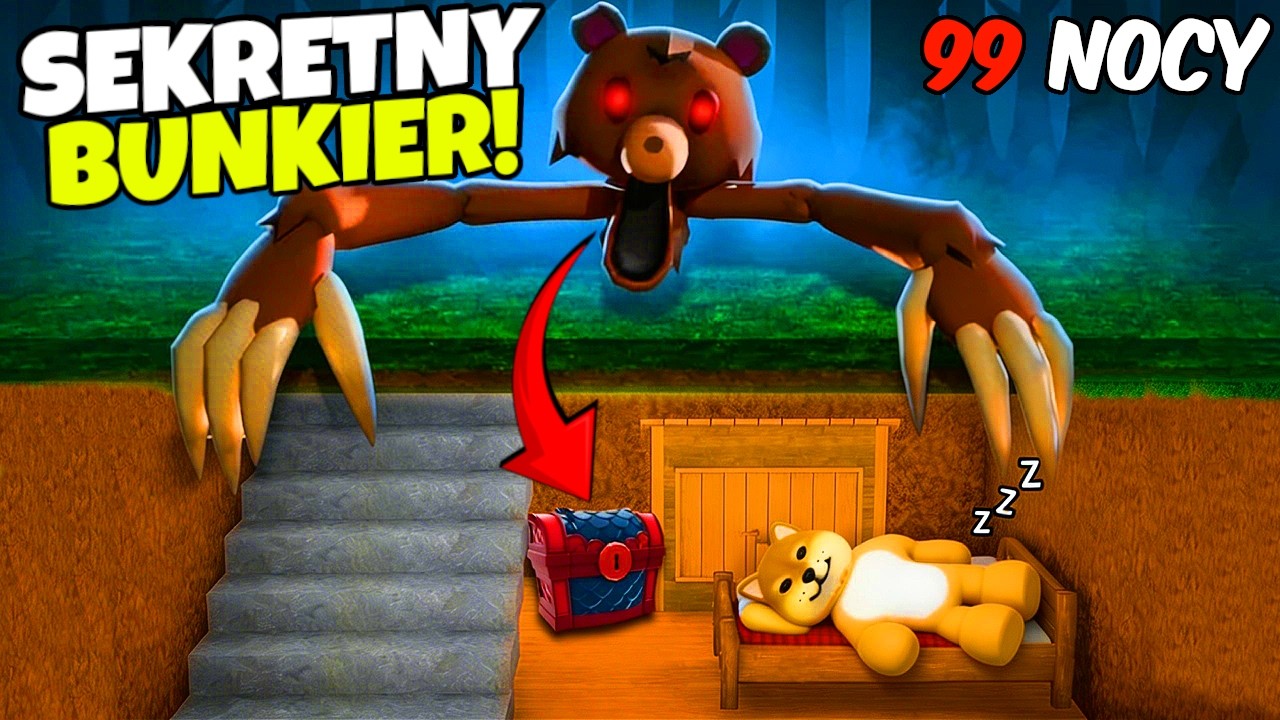 Przetrwałem w 99 nocy w PODZIEMNYM BUNKRZE!