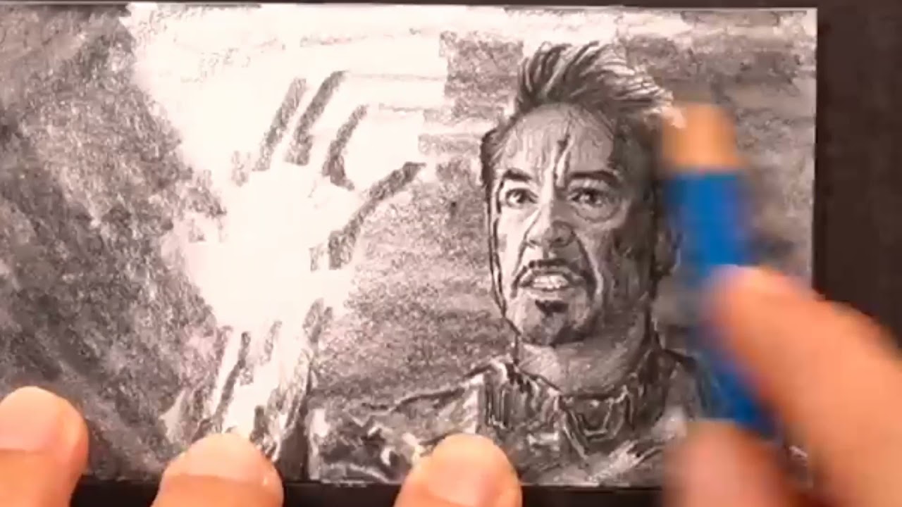 Thanos VS Iron man-end game FLIPBOOK - DP ART DRAWING