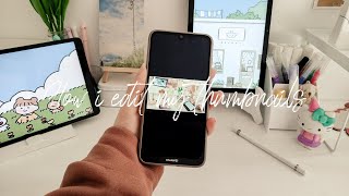 how i take and edit aesthetic thumbnails on my phone / Fonts, Preset (Aesthetic thumbnail tutorial) screenshot 5