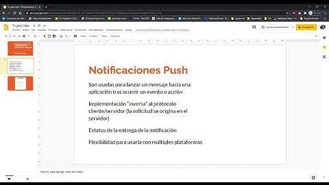 Presentación funcionalidad OneSignal para envío de notificaciones PUSH