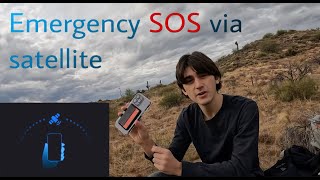 Emergency SOS Satellite TEST & Sending location via Satellite  Apple iPhone 14 Pro