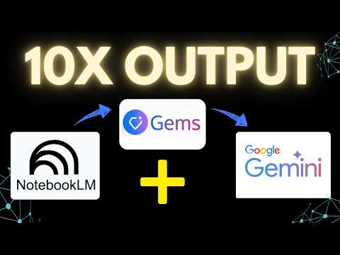 NotebookLM + Gems + Gemini: The AI System that will TRANSFORM your work!