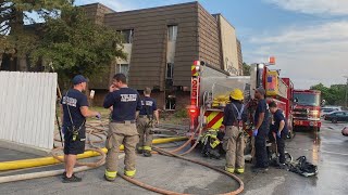 Multiple people rescued, hospitalized after Toledo apartment fire