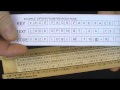 Enigma Slide Rule Iinear Cipher Encryption machine