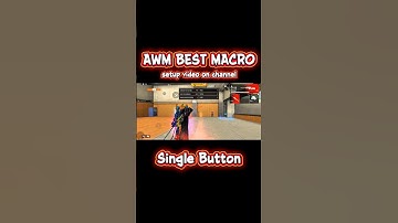 gg game space awm macro #awm #freefireshorts #macro