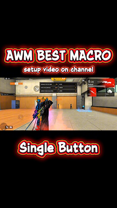 gg game space awm macro #awm #freefireshorts #macro