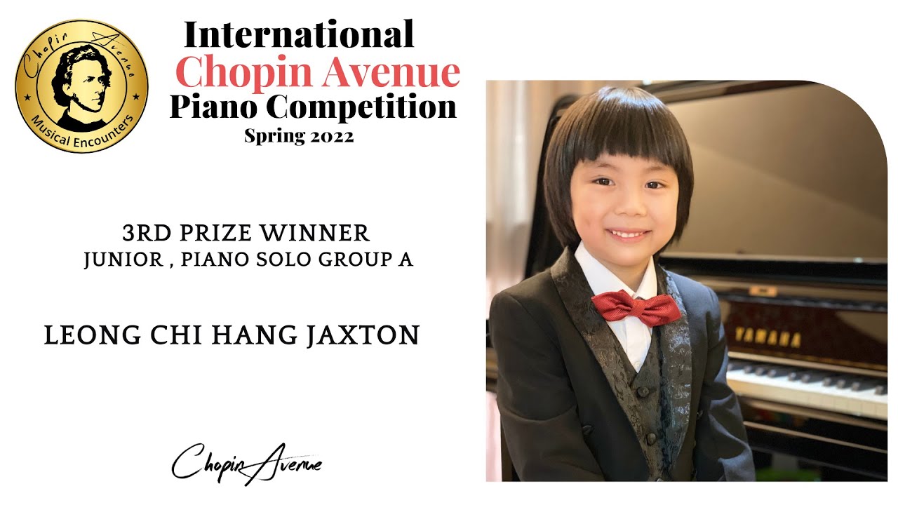 Leong Chi Hang Jaxton Solo Group A 3rd Prize