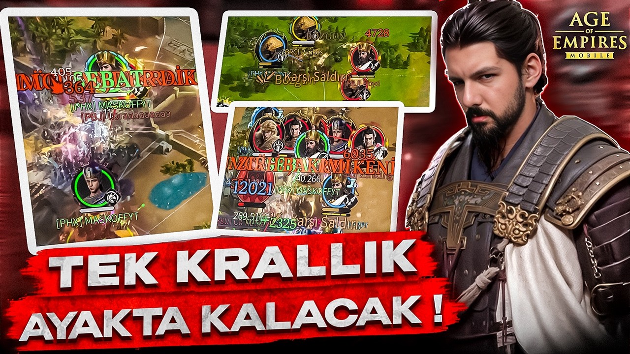 KRALLIK 27 vs KRALLIK 38 KVK SAVAŞI ! | Age Of Empires Mobile #ageofempiresmobile #aoem