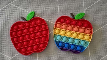 Apple Pop Bubble Fidgets