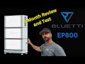 Bluetti ep800 4 month review and load test