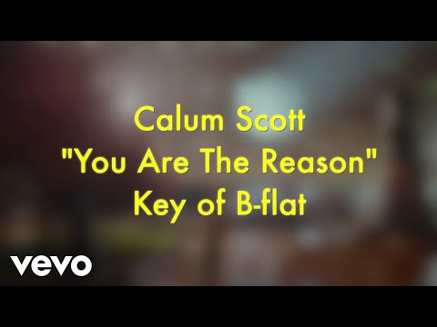 Calum Scott You Are The Reason Karaoke Version Youtube