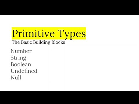 Primitive Types in Javascript | Web Development for Beginners