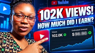 I Got 102K Views on My 10-Minute AI Movie… How Much Did YouTube Pay Me 😱