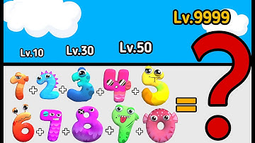 Number Lore Run : Merge Math 3D ⭐ Merge Simulator Battles ( ASMR GAMEPLAY ) PART - 02