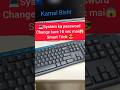 how to change laptop windows 10/11 password #windows #computer #shortcuts #tricks #technology