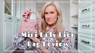 DIOR Lady Dior Top Handle Drawstring Mini Bag: Review, Pros and Cons, What  Fits and Mod Shots 