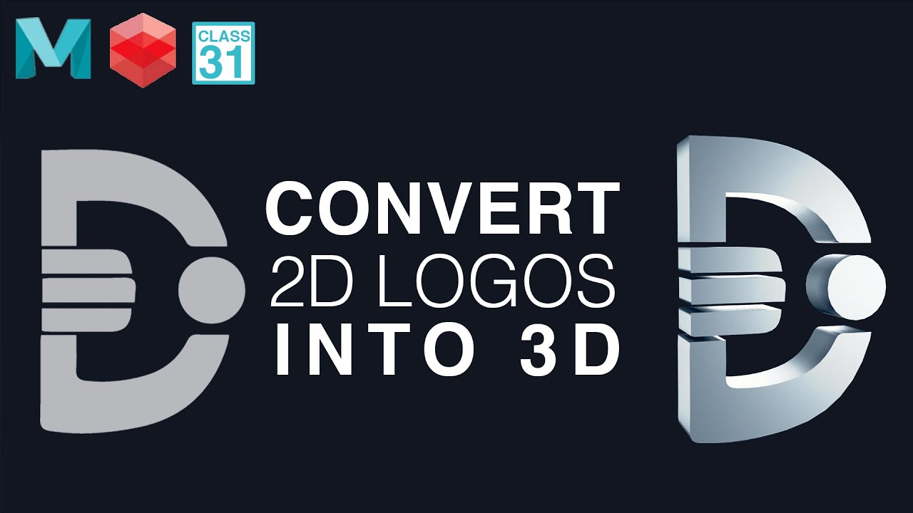 Class 31 convert 2d logos into 3d mesh urdu hindi youtube