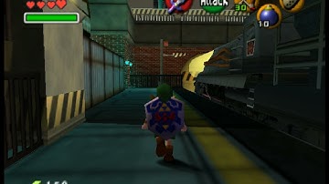 WIP FF7 in N64 engine TLoZ OoT High resolution without scanlines emulator