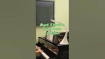 Thumbnail of Mozart 12 Variations Twinkle Twinkle  Little Star #classicalcomposer #piano #pianocover #mozart