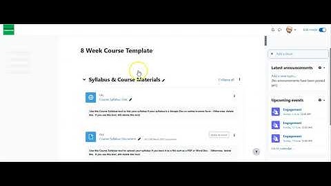How to Move Content Around in Moodle 4.0
