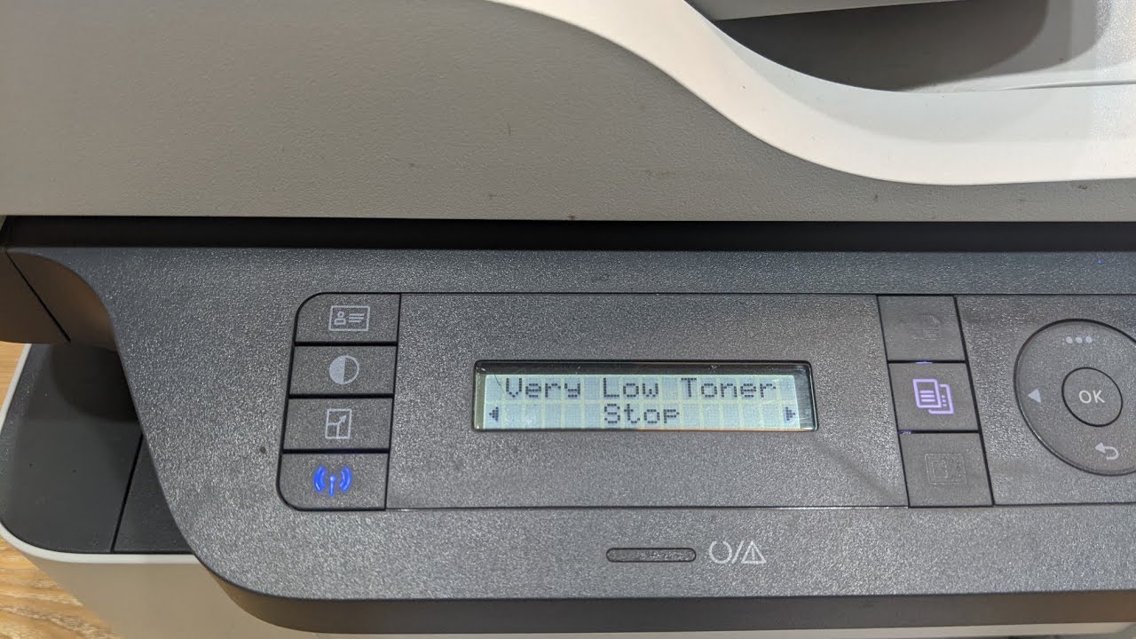 Máy in HP Laser MFP 135a 135w 135r and 137fnw Very Low Toner 
