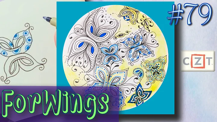 FORWINGS || Easy Zentangle  Patterns || Day 79 || ...