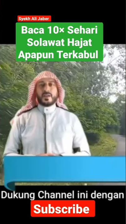 dahsyat nya sholawat 10 kali sehari