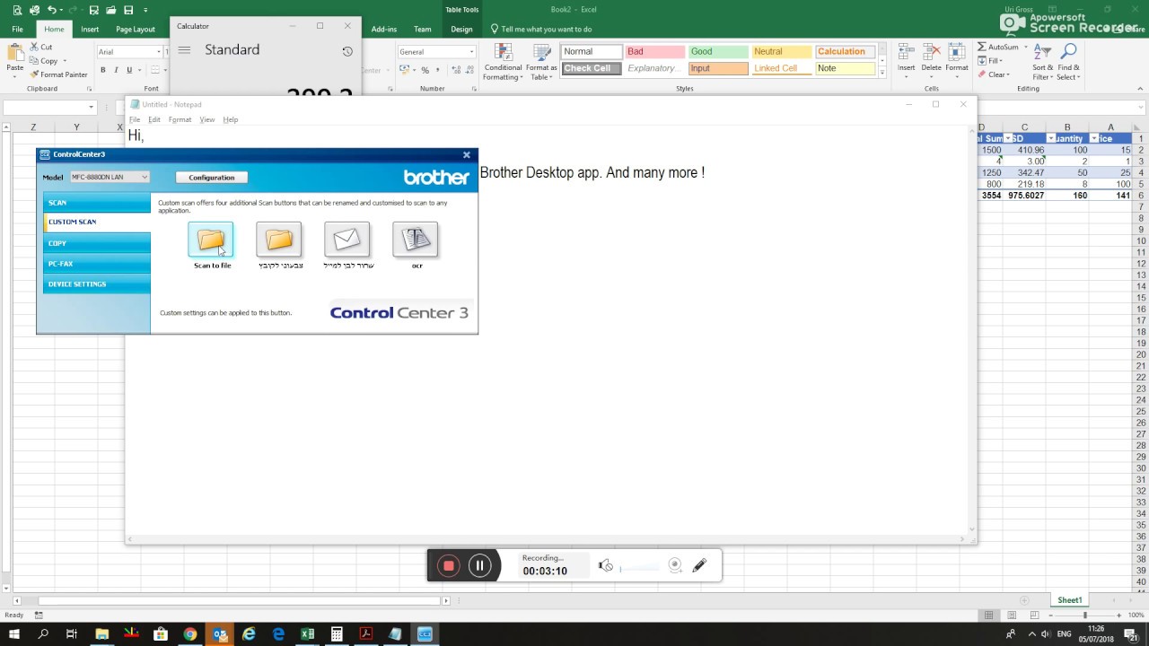 brother ocr software control center 4 scanner brother ocr software control center 4 scanner