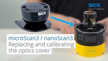 Tutorial microScan3 + nanoScan3: How to replace and calibrate the optics cover