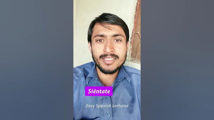 How to say "sit down" in spanish language #learnspanish #shorts #spanish