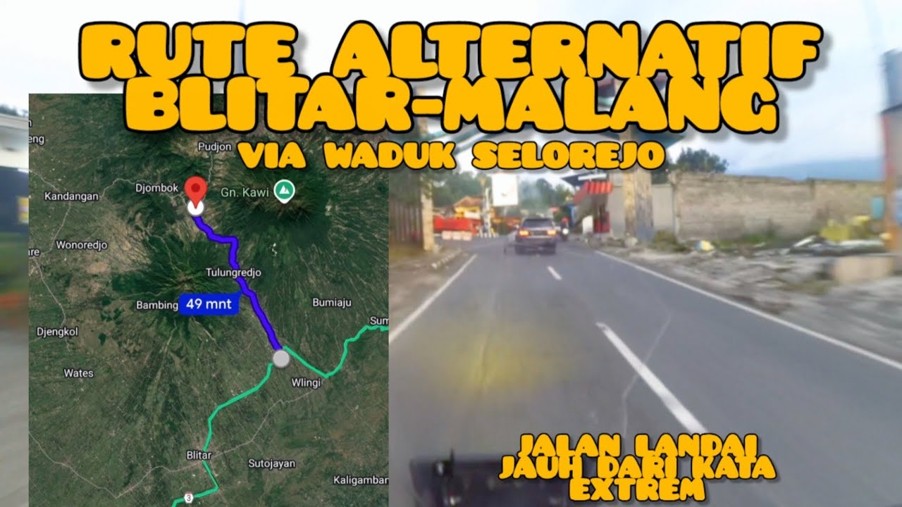 TRIVIAL RIDE | JALAN ALTERNATIF BLITAR-MALANG JELANG NATARU