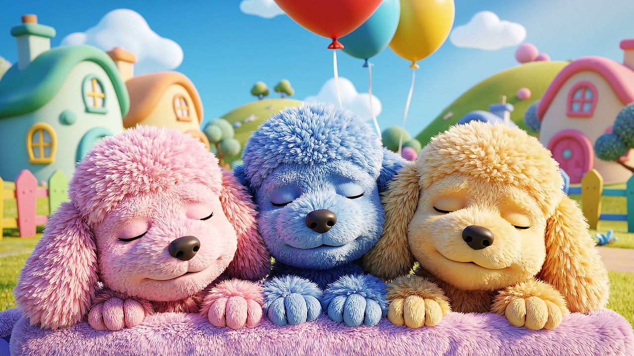 Three Little Puppet Dogs Bark Bark Bark | Fun Animal Sounds & Counting ...