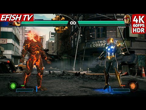 Dormammu & Ultron vs Nova & Iron Man (Hardest AI) - Marvel vs Capcom: Infinite