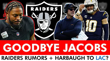 GOODBYE Josh Jacobs + Raiders Rumors: Start Jimmy G Over Aidan O’Connell? Jim Harbuagh To Chargers?