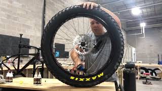 Installing Tires and adding sealant to your Tubeless Wheelset