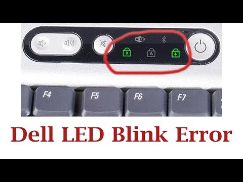 Dell Vostro 1000 Repair - LED Blinking Error Fix.