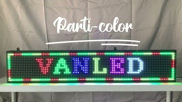 RUNNING TEXT RGB FULLCOLOR P10