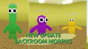 How to find Green Orange and Purple Plushy Morph in Backroom Morphs