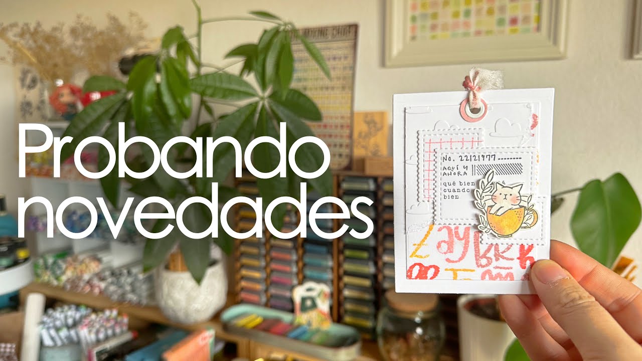 Etiqueta con las Novedades para Scrapbooking de Sami Garra. Laura Inguz