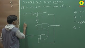 JEE MAIN 2020 Semiconductor ( digital circuit ) 03  (8 Jan S2) By SSI Sir B.Tech IIT Delhi