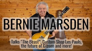 Video thumbnail of "Bernie Marsden and his '59 Les Paul "The Beast" at Peach Guitars!"