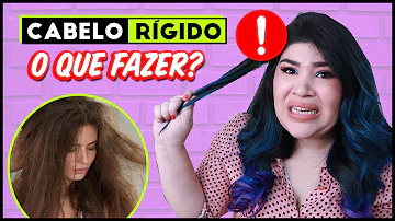O que fazer para acabar com a rigidez do cabelo?